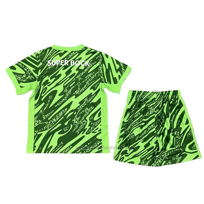 1ª Camiseta Sporting Portero Nino 2025-2026